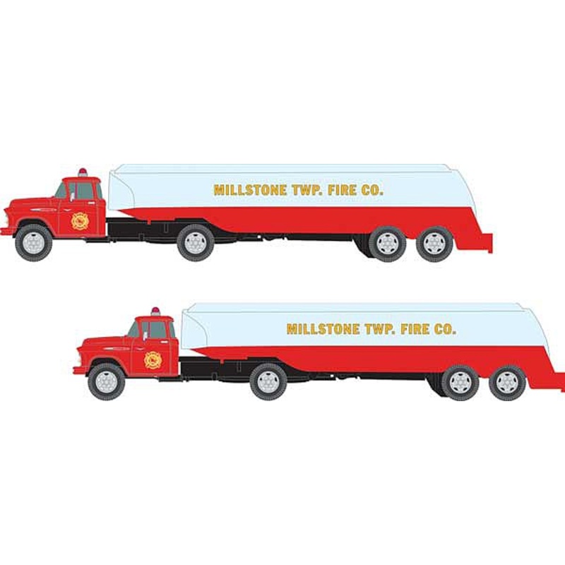 N ’54 Ford W/Tanker Trailer Millstone