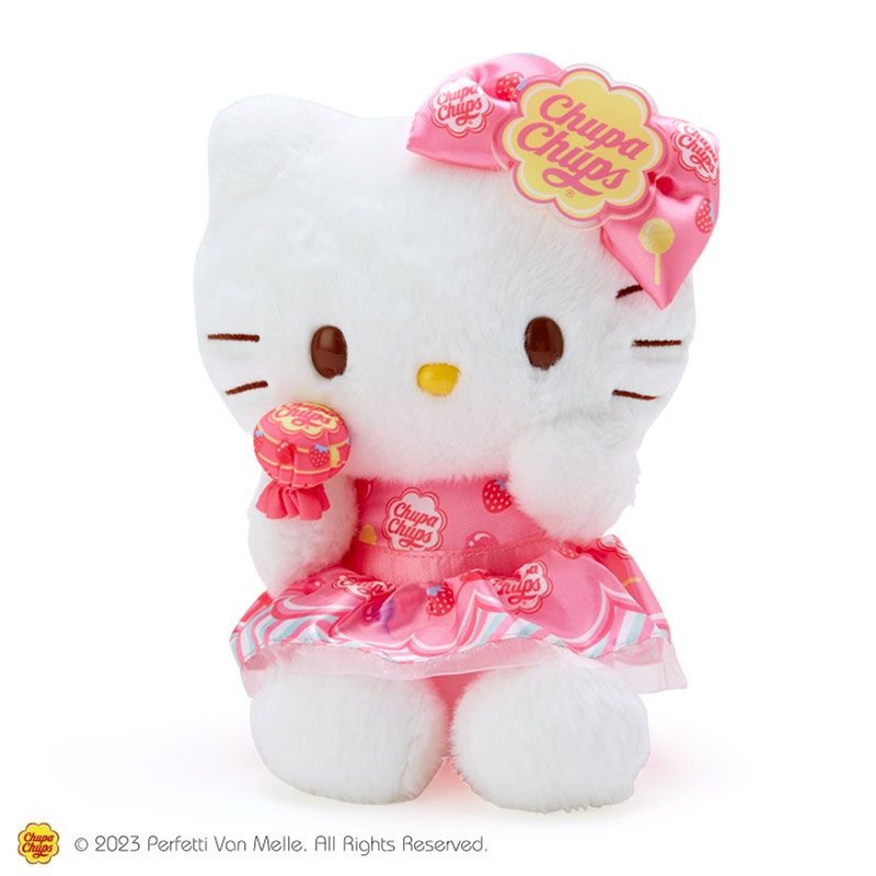 Sanrio Plush Toy Hello Kitty (Chupa Chups Collaboration Design)