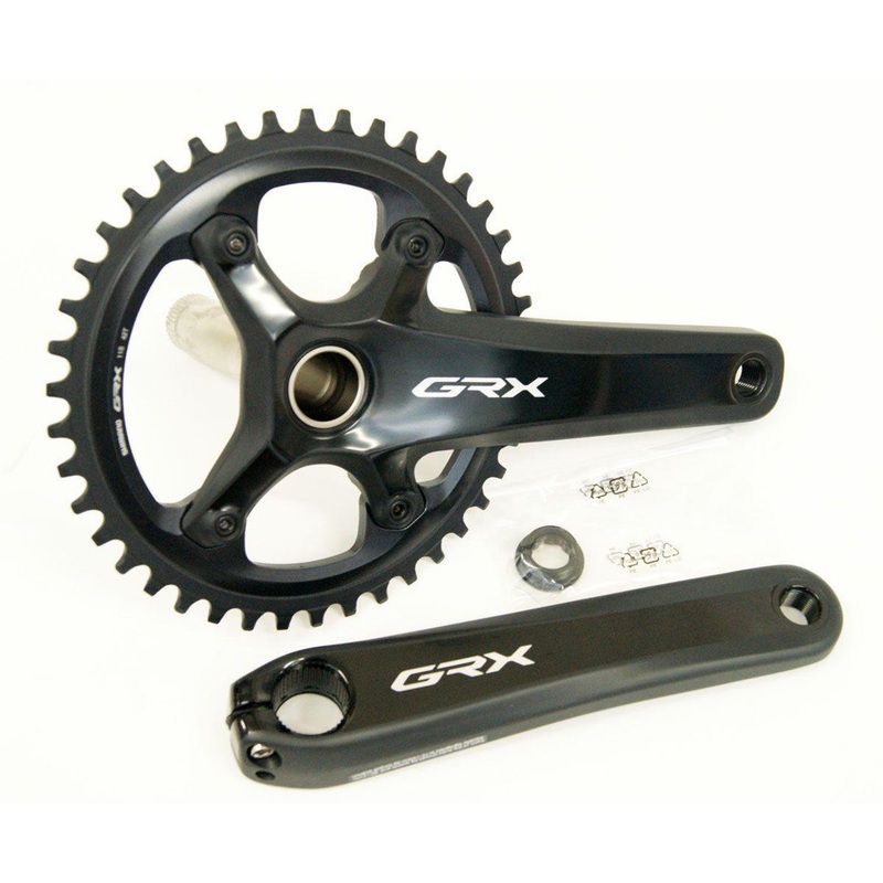 Shimano (Cycling) GRX FC-RX810-1 Cranksets 170mm 42T (Black) IFCRX8101CXB2