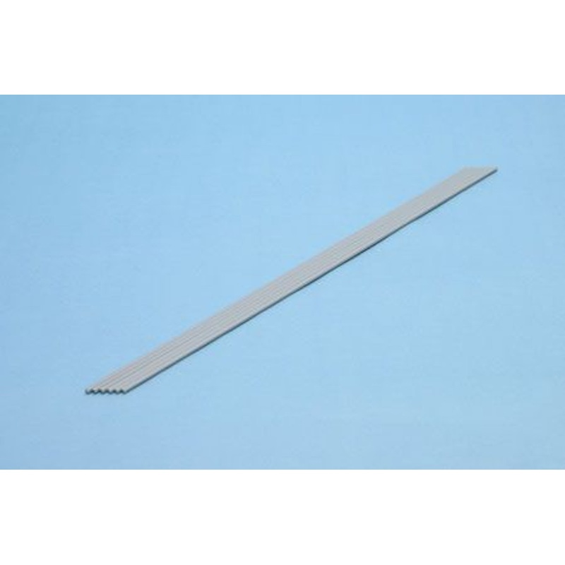 Wave Pla Material Square Stick (Gray) 2.0mm x6 Set