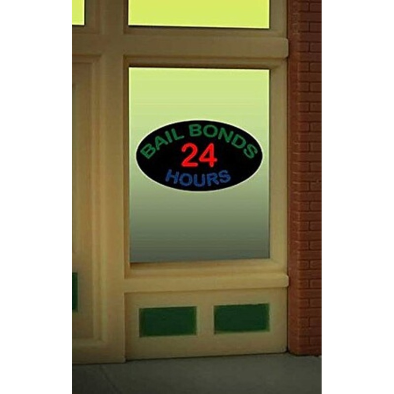 BAIL BONDS WINDOW SIGN