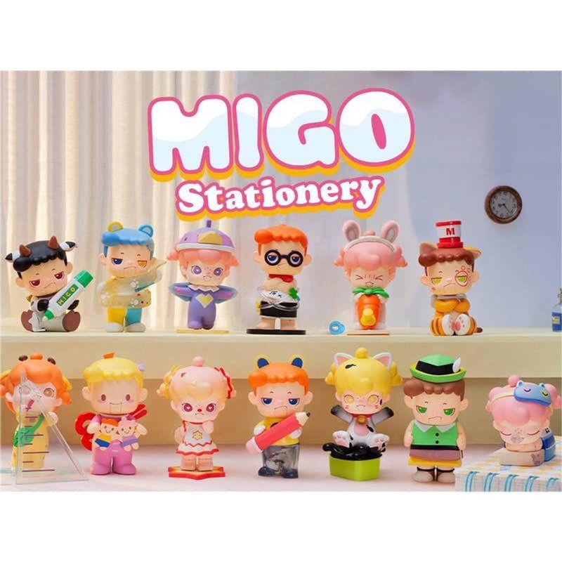 POP-MART Migo Stationery Series Figure (12 BOX RANDOM)