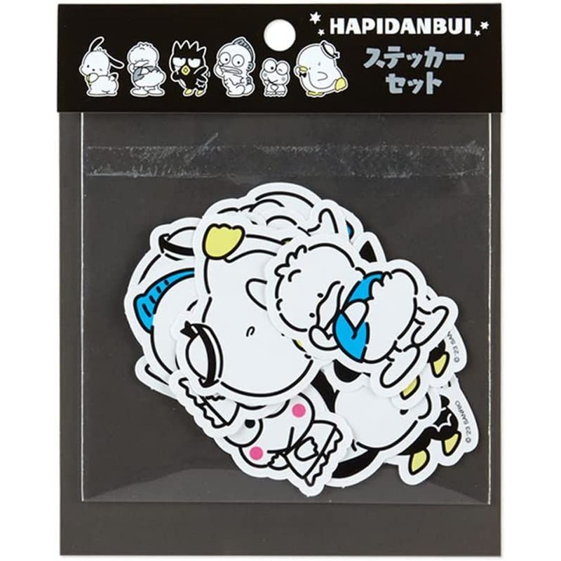 Sanrio Sticker Set Characters from HAPIDANBUI (30th Anniversary & HAPIDANBUI is Celebrating)