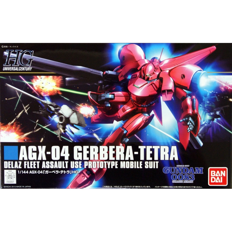 Bandai HGUC 159 Gundam AGX-04 GERBERA-TETRA (Gundam 0083) 1/144 Scale Kit