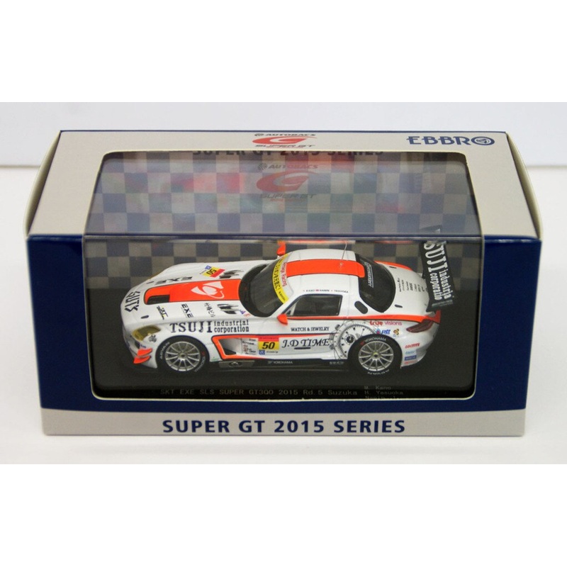 Ebbro 45287 SKT EXE SLS SUPER GT300 2015 Rd.5 Suzuka No.50 WHITE 1/43 Scale