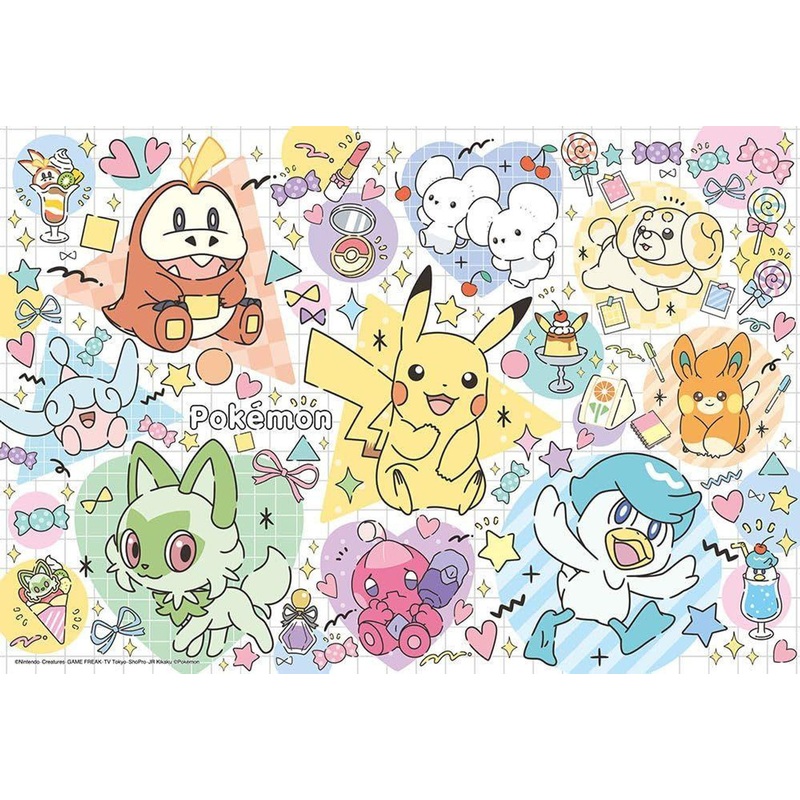 Jigsaw Puzzle Pokemon Sparkling! Popping (100 Pieces)