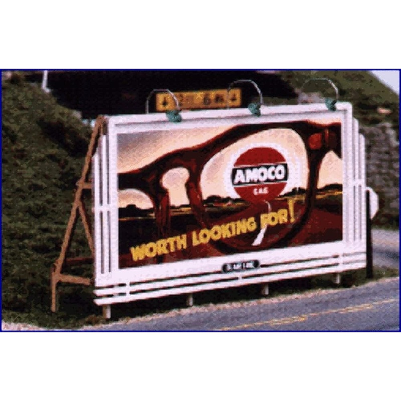 Laser-Cut Wood Billboards Grille 1940s
