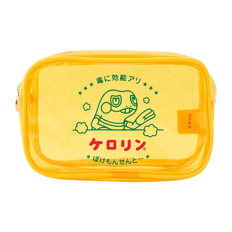 Pokemon Center Original Croagunk Clear Pouch Pokemon Center