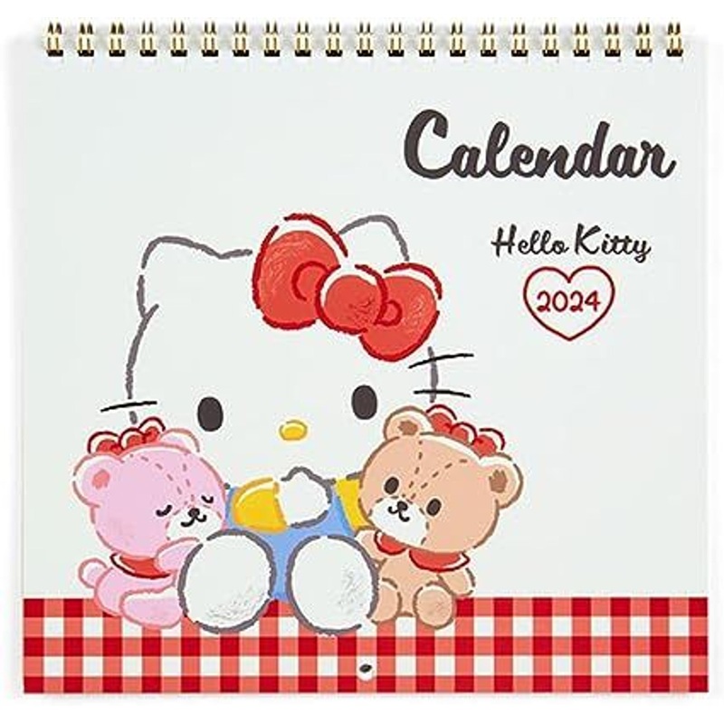 Sanrio Wall Calendar 2024 M Size – Hello Kitty