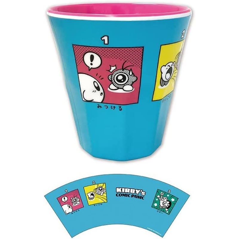 SK JAPAN Melamine Cup Kirby from the Stars Comic Panic