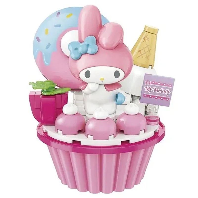 Toys Onda Sweets Block Sanrio My Melody Strawberry Cupcake