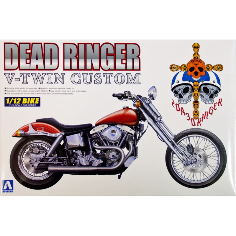 Aoshima Naked Bike 110 05675 Dead Ringer (V-Twin Custom) 1/12 Scale Kit