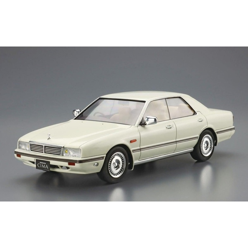 Aoshima The Model Car No. 31 1/24 Nissan Y31 Cima Type II Limited ’90 Plastic Model