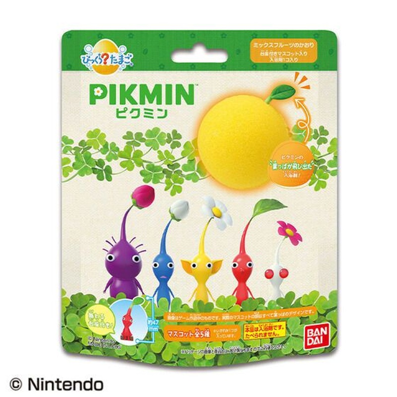 Bandai Life Bikkura Tamago Pikmin Bath Ball Figure Collection (SINGLE RANDOM)