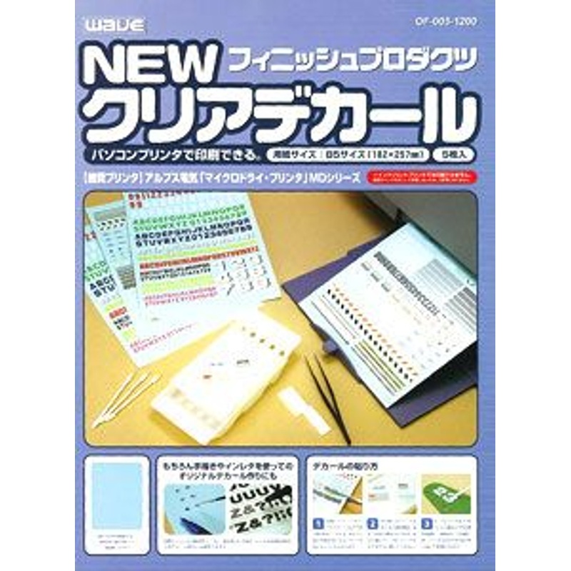 Good Smile Company Parts New Clear Decals (B5 Size 5 Sheets)