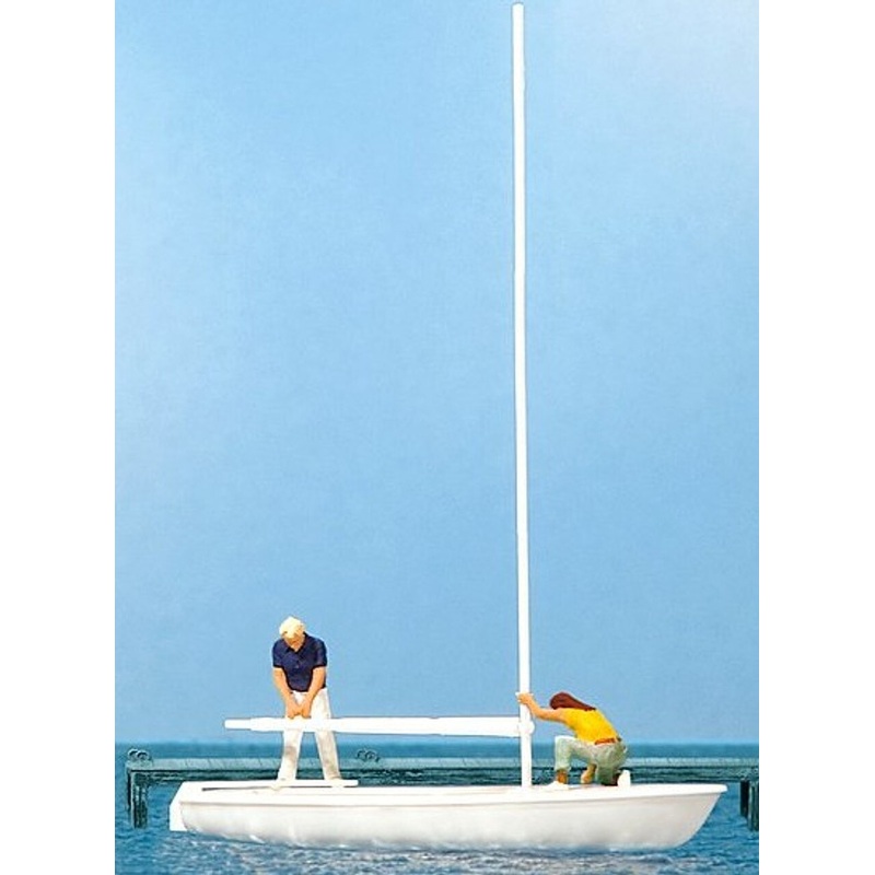 Sailors Unrigging Sail