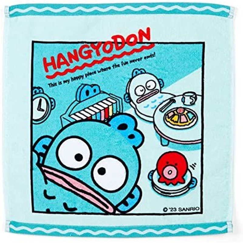 Sanrio Hand Towel Hangyodon (Gyodon Room)