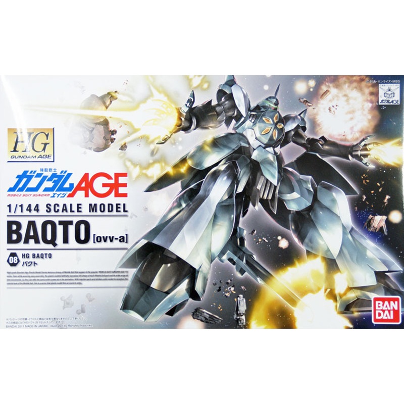 Bandai Gundam HG AGE-08 BAQTO (OVV-a) 1/144 Scale Kit