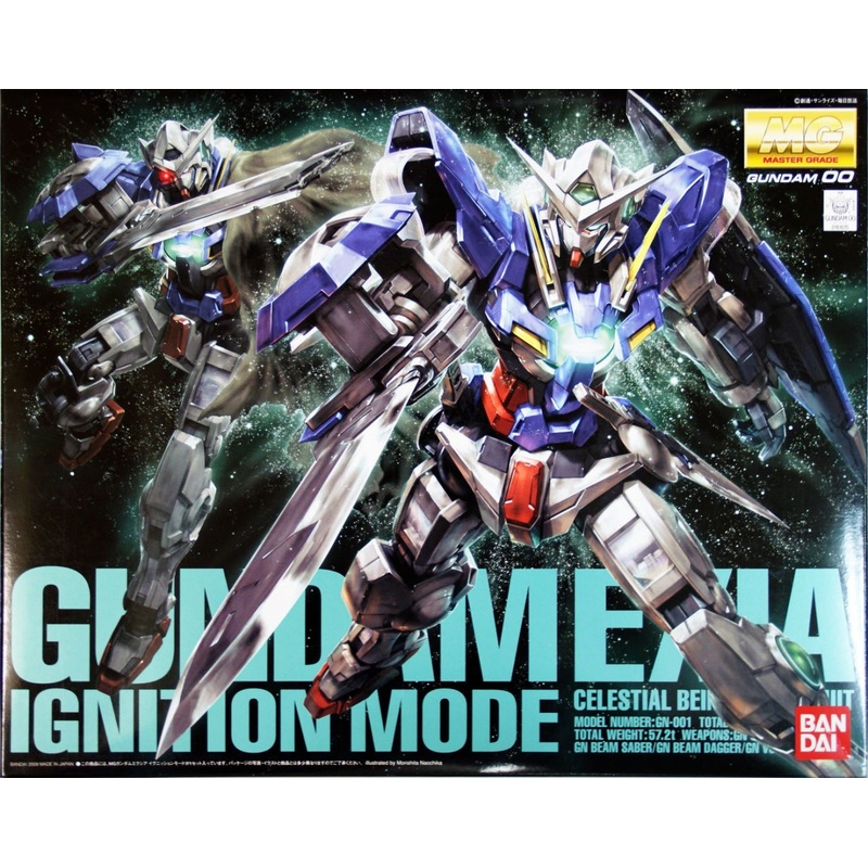Bandai MG 610157 Gundam GN-001 EXIA Ignition Mode 1/100 Scale Kit