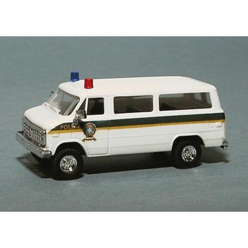 Chevrolet Van Quebec Police Dept. White