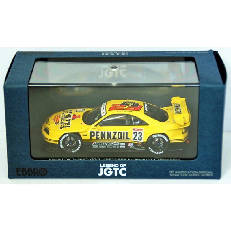 Ebbro 44251 Pennzoil Nismo GT-R Jgtc 1998 Hdf (Yellow) 1/43 Scale