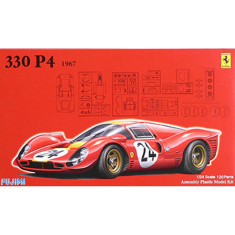 Fujimi FR-14 Ferrari 330 P4 with Etching Parts 1/24 Scale Kit