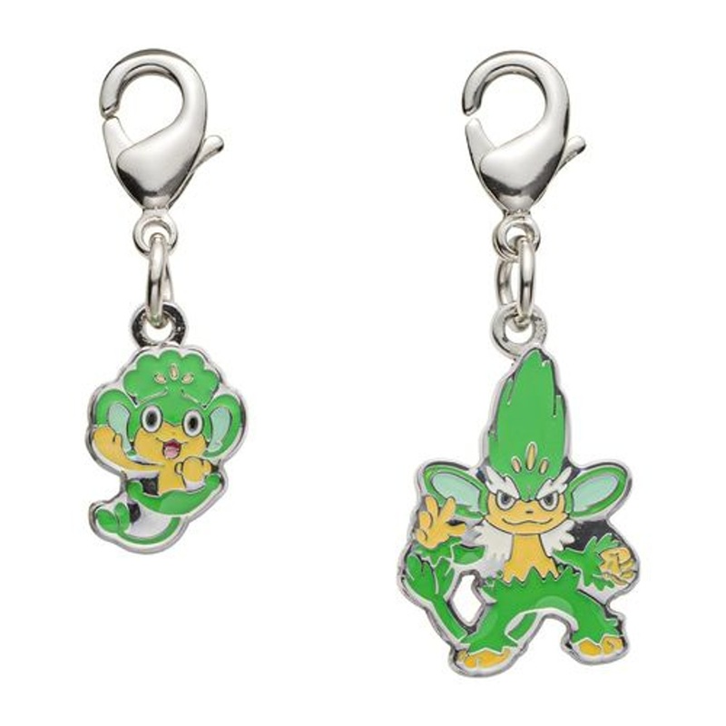 Pokemon Center Original Metal Keychain Series – Pansage 511-512