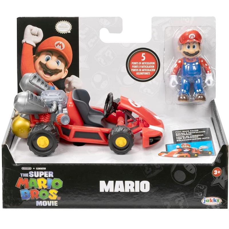 San-ei The Super Mario Bros. – Pull Back Racer with Mario