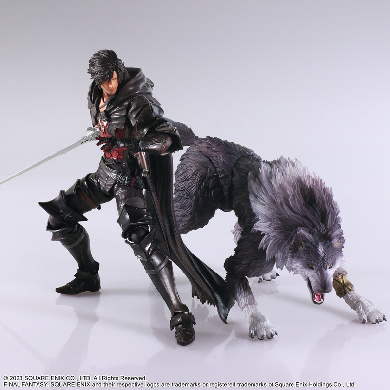 Square Enix Bring Arts Clive Rosfield and Torgal Figure (Final Fantasy XVI)