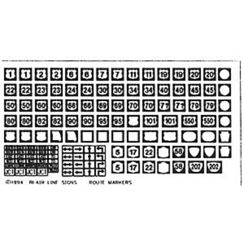 US Highway Route Markers 1950s-Present