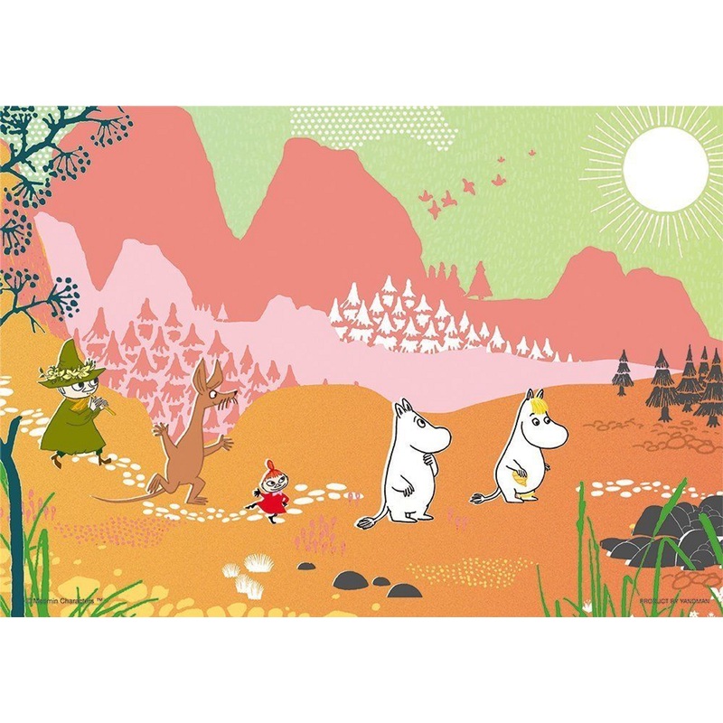Yanoman Prism Art Jigsaw Puzzle 61-31 Moomin Valley Vori (108 Pieces)