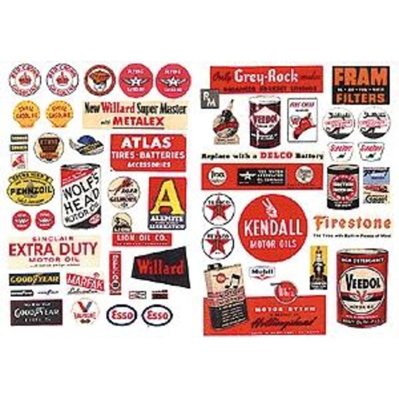 1930’s-1960’s Gas Station/Oil Signs