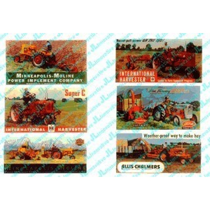 1940s to 1950s Vintage Tractor Billboards