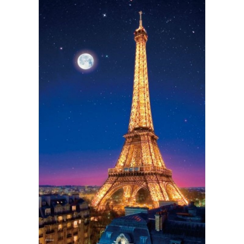 Beverly Jigsaw Puzzle M71-854 Paris Night View Eiffel Tower (1000 S-Pieces)