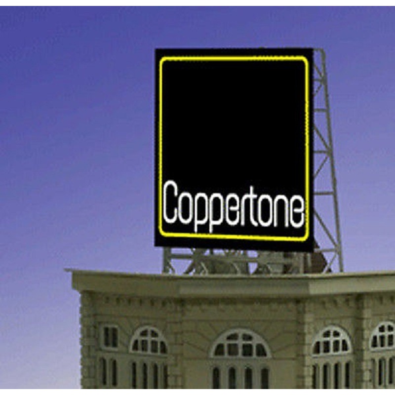 Coppertone Animated Rooftop Billboard Lattice Support