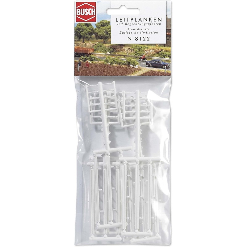 Guard-rail/post road lmts – N-Scale