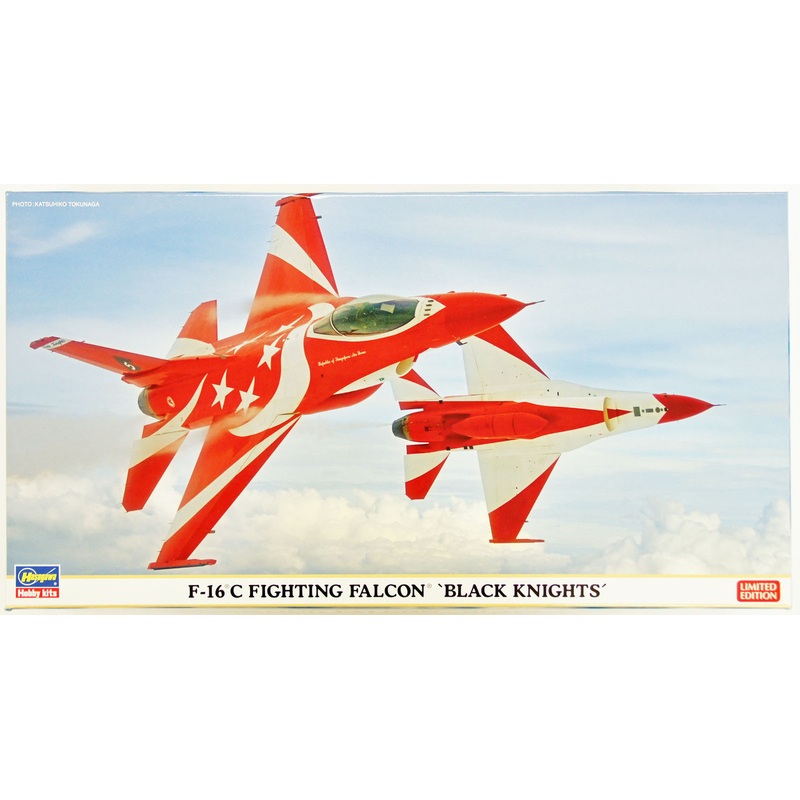 Hasegawa 07395 F-16C Fighting Falcon Black Knights 1/48 Scale Kit