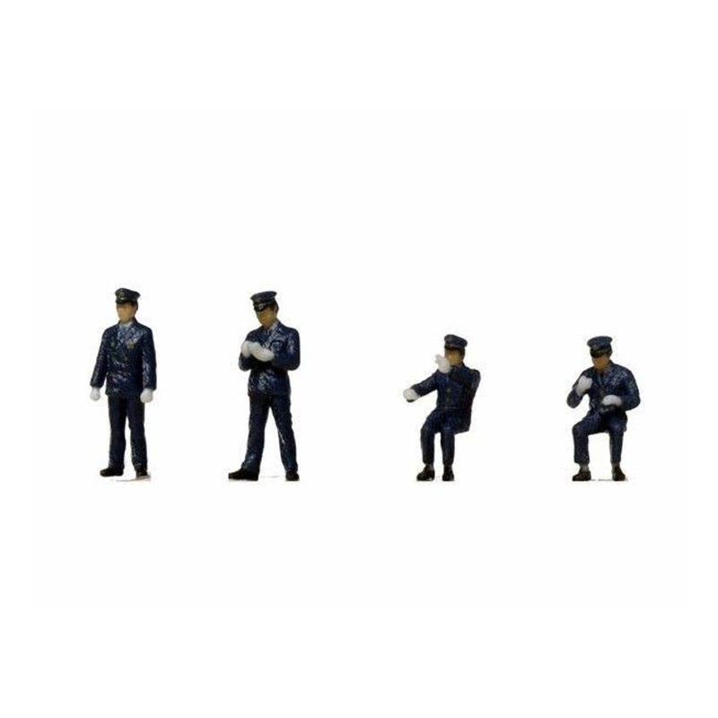 Kato 6-535 Model People ‘Driver/Conductor A’ (Long Sleeve/Dark Navy) (HO scale)