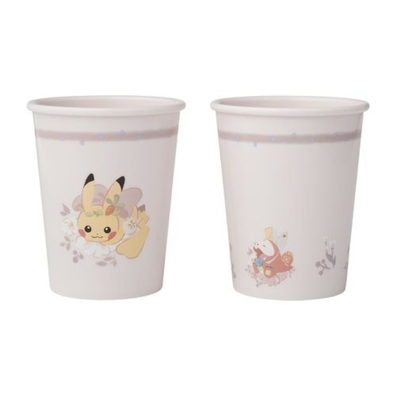 Pokemon Center Original Plastic Cup Set of 2 – Pikachu’s Easter Egg Hunt