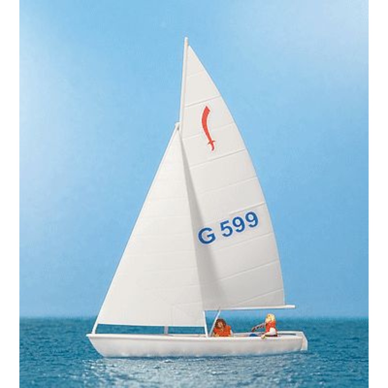 Sailing Boat w/ Sailors #2