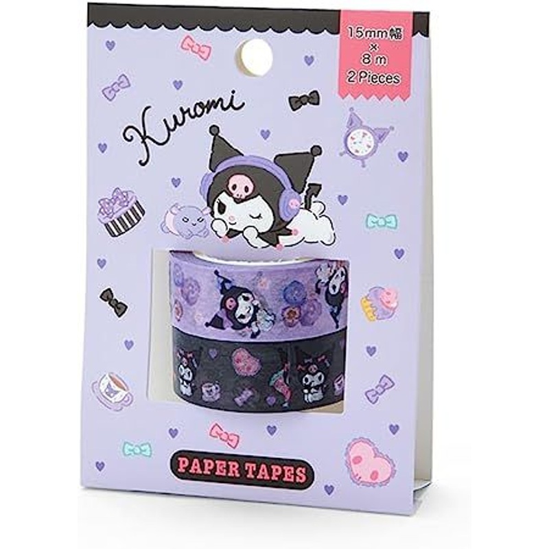 Sanrio Paper Tape (Set of 2) – Kuromi
