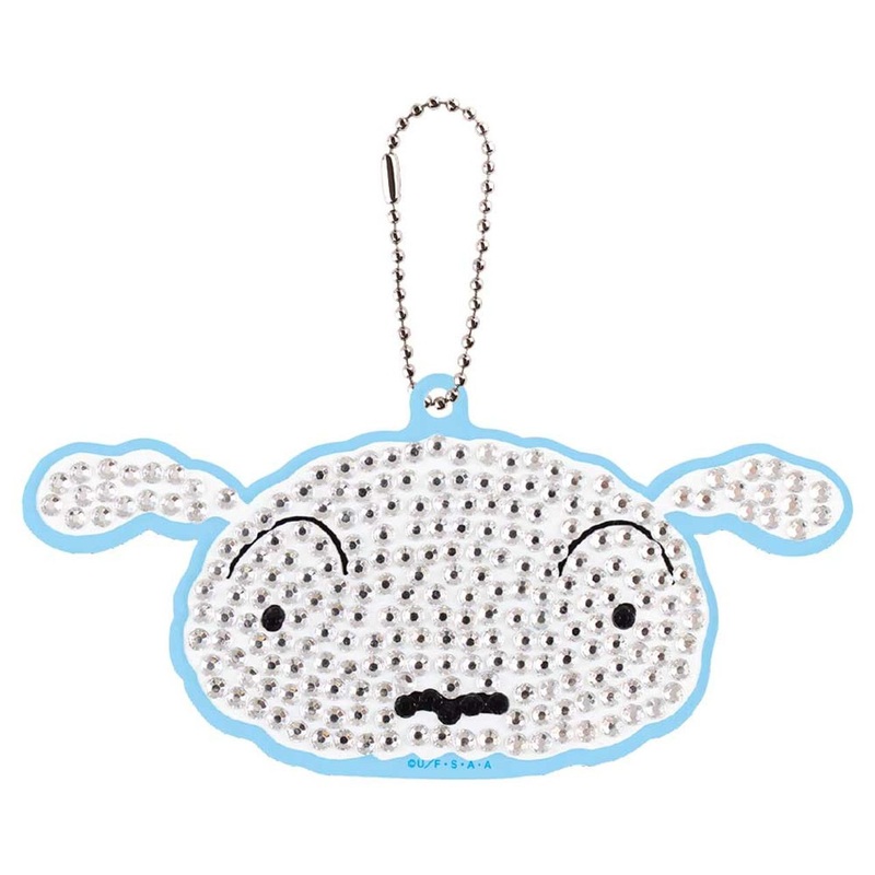 T’s Factory Crayon Shinchan Diamond Art Keychain Shiro