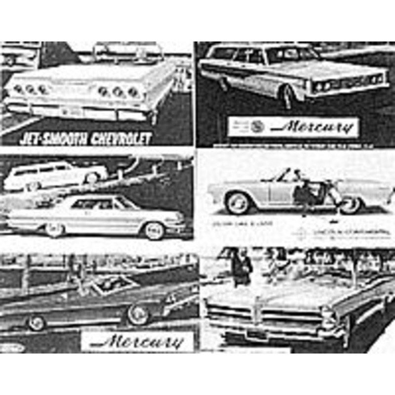 Automotive & Transportation Signs 1960s Set 1