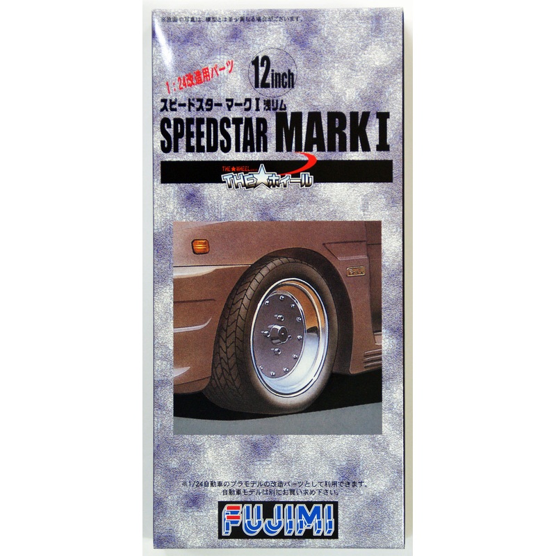 Fujimi TW16 Speedstar Mark I Wheel & Tire Set 12 inch 1/24 Scale Kit