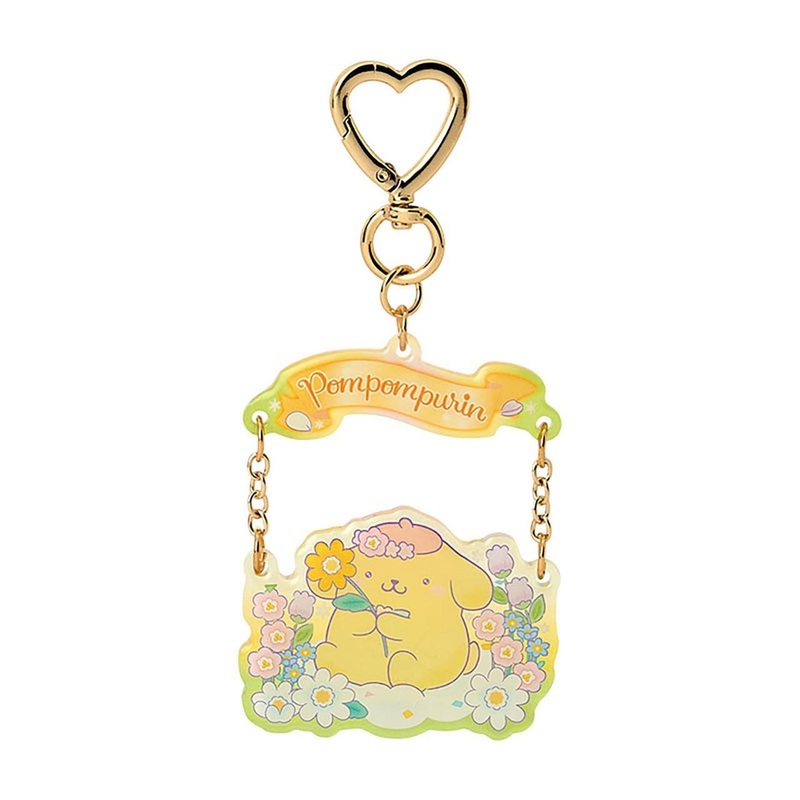 Sanrio PomPom Purin Acrylic Keychain (Everyone’s the Star! Exciting Design)