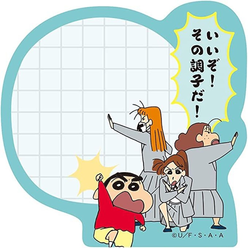 T’s Factory Sticky Note Pad Crayon Shin-chan Saitama Crimson Scorpions