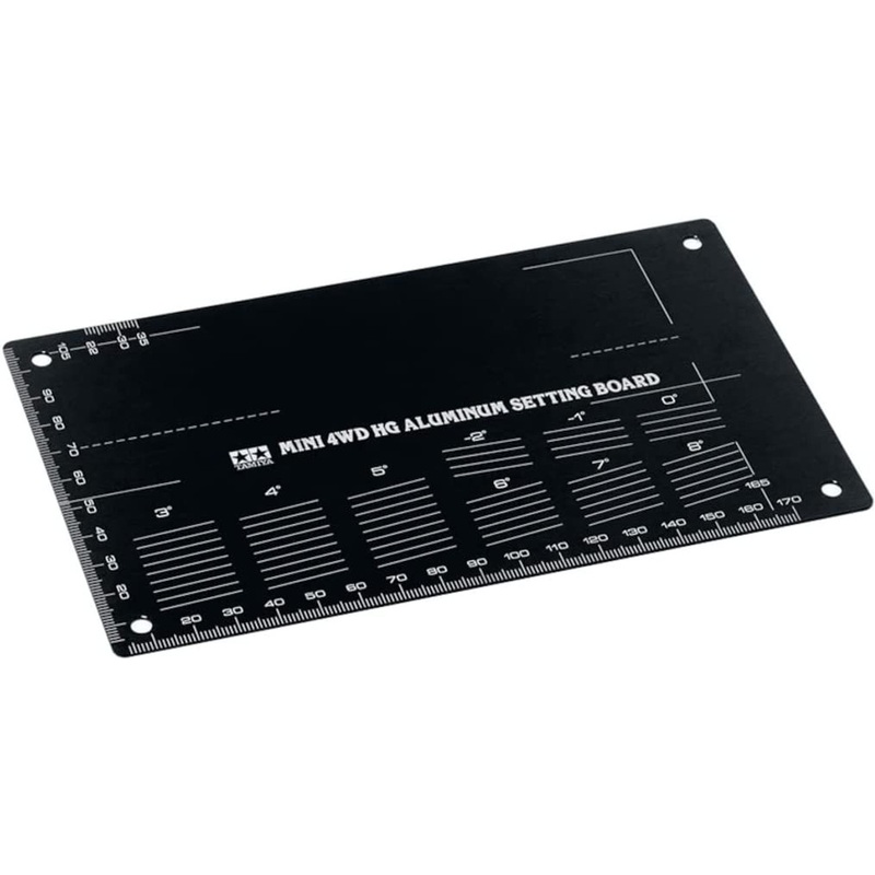 Tamiya 95507 Mini 4WD HG Aluminum Setting Board (Black)