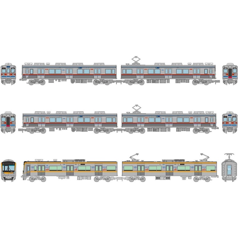 Tomytec Keisei Electric Railway Type 3600 3100 Forwarding Train 6 Cars Set (N scale)
