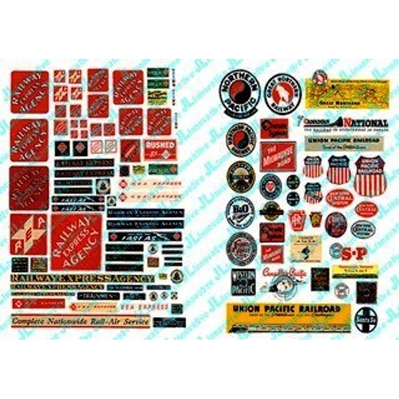 1940’s to 1960’s Railroad REA/Depot Signs