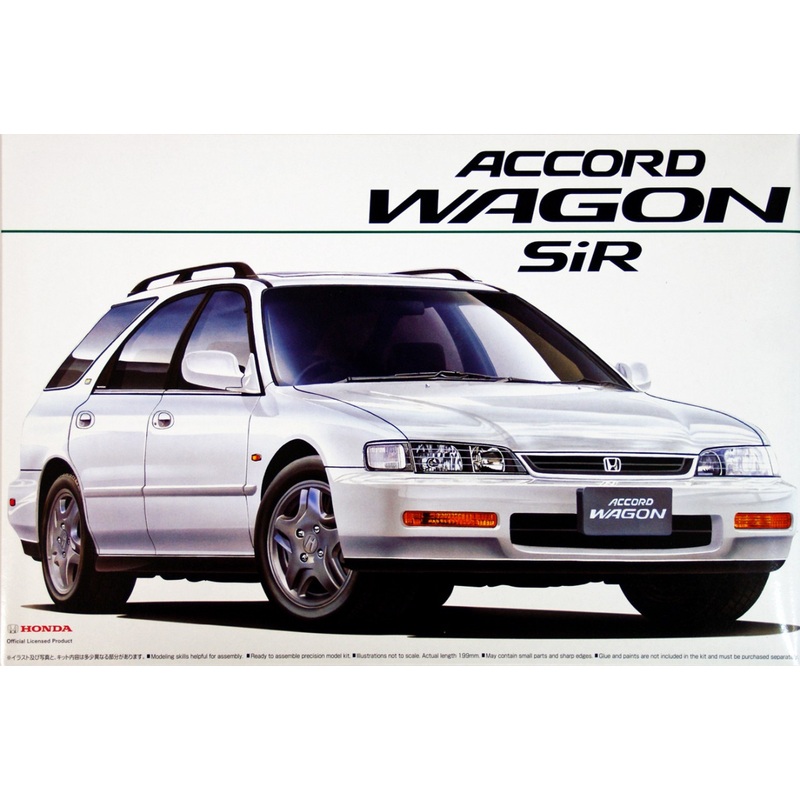 Aoshima 02773 Honda Accord Wagon SiR (CF-2) 1/24 Scale Kit